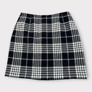 Vintage Eddie Bauer Skirt Wool Blend Plaid Mini Schoolgirl Preppy Academia 12
